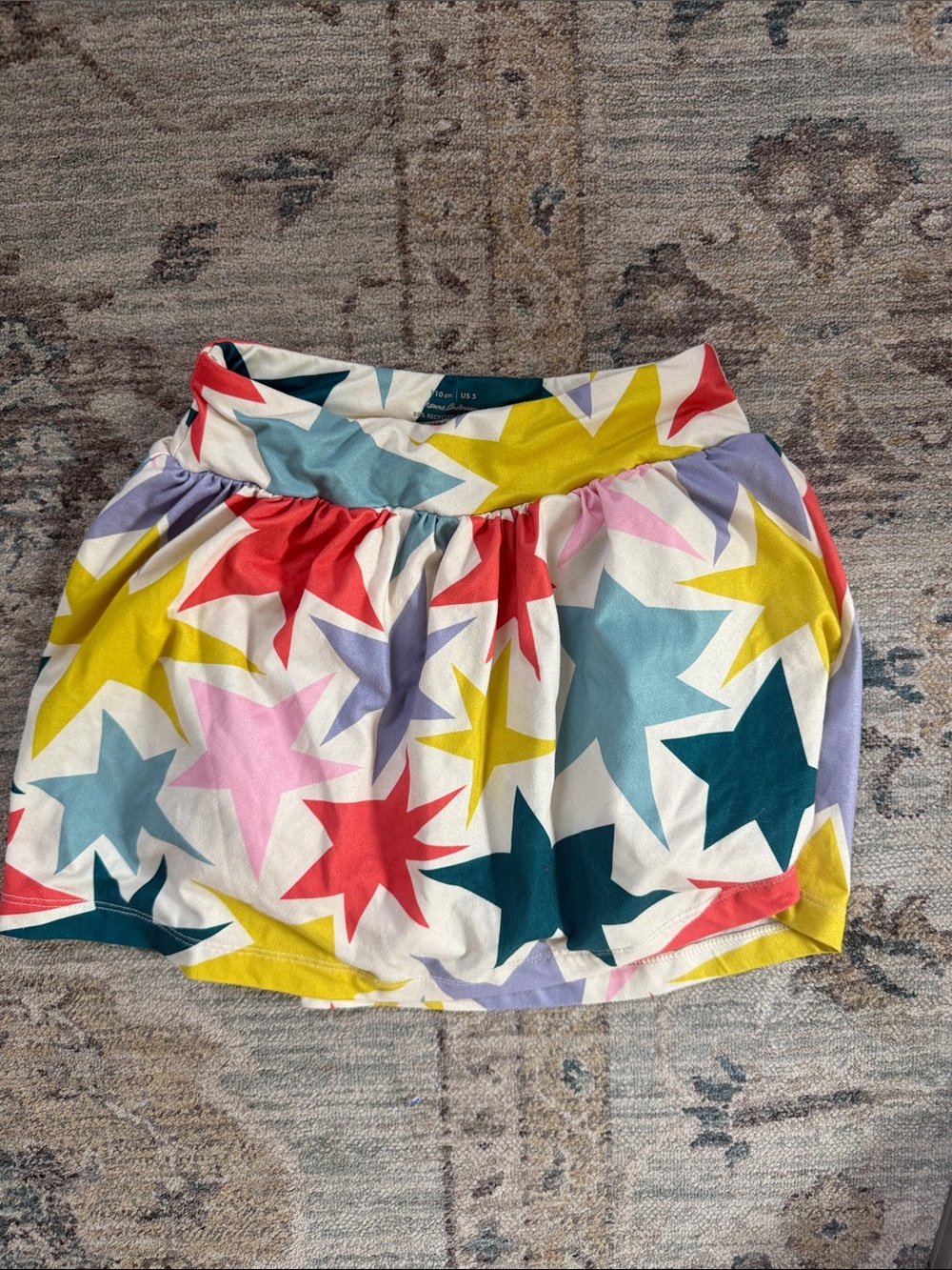 Hanna Andersson Multicolor Star-Print Cotton Skirt